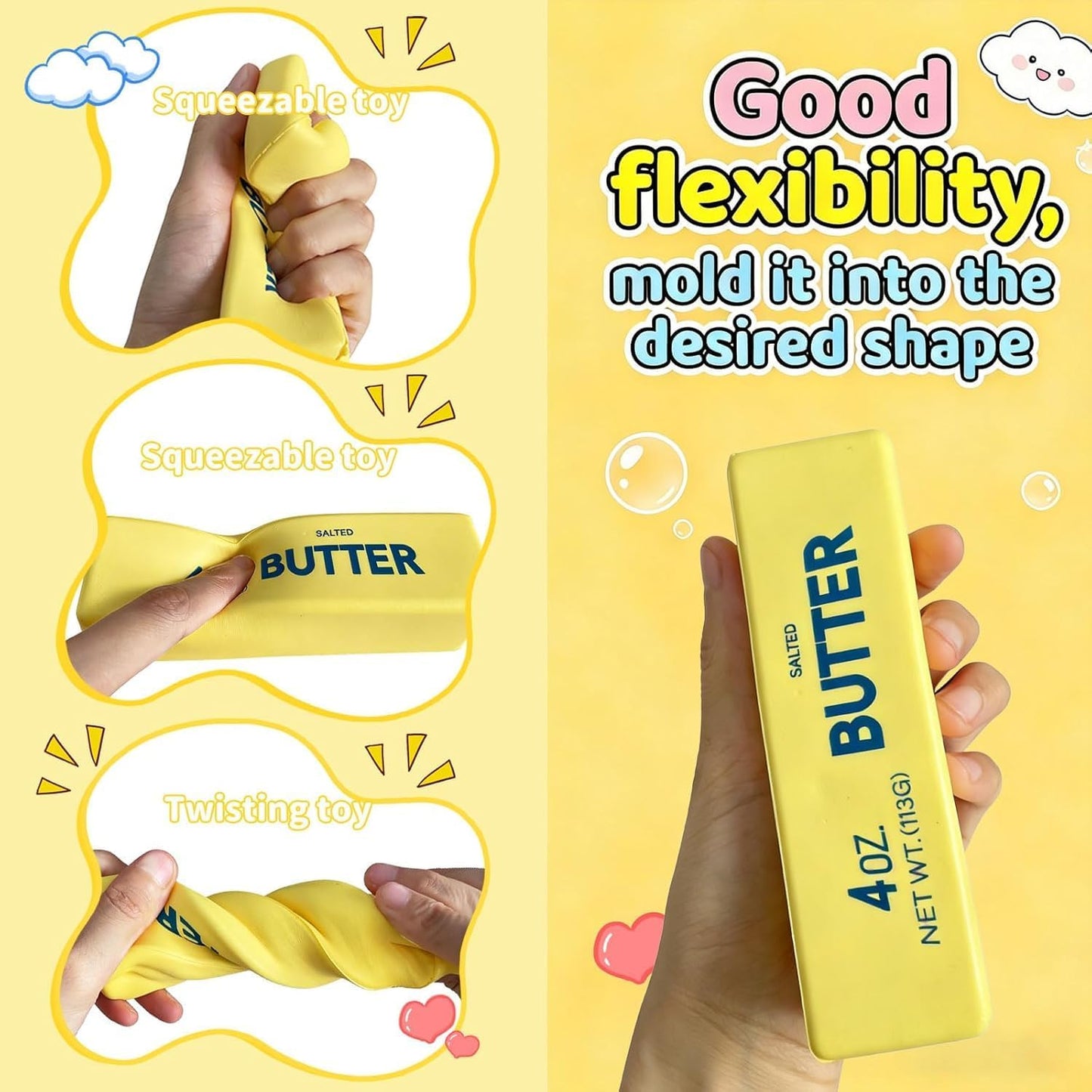 Butter Stick Squishy Toy