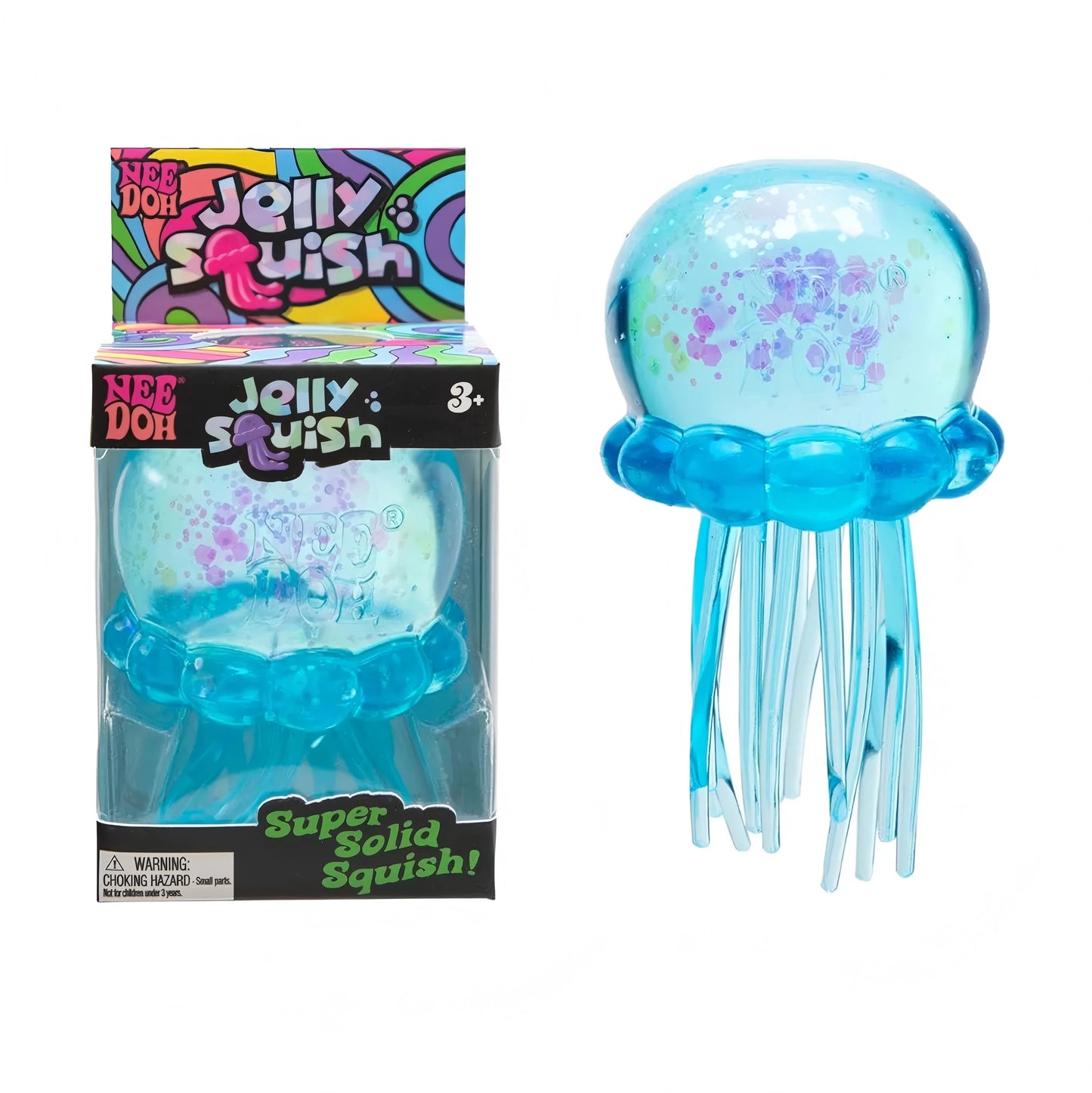 Trending Nee Doh Jellyfish & Soft Jelly Squeeze Stress Relief Fidget Toy, Sensory NeeDoh for Kids & Adults