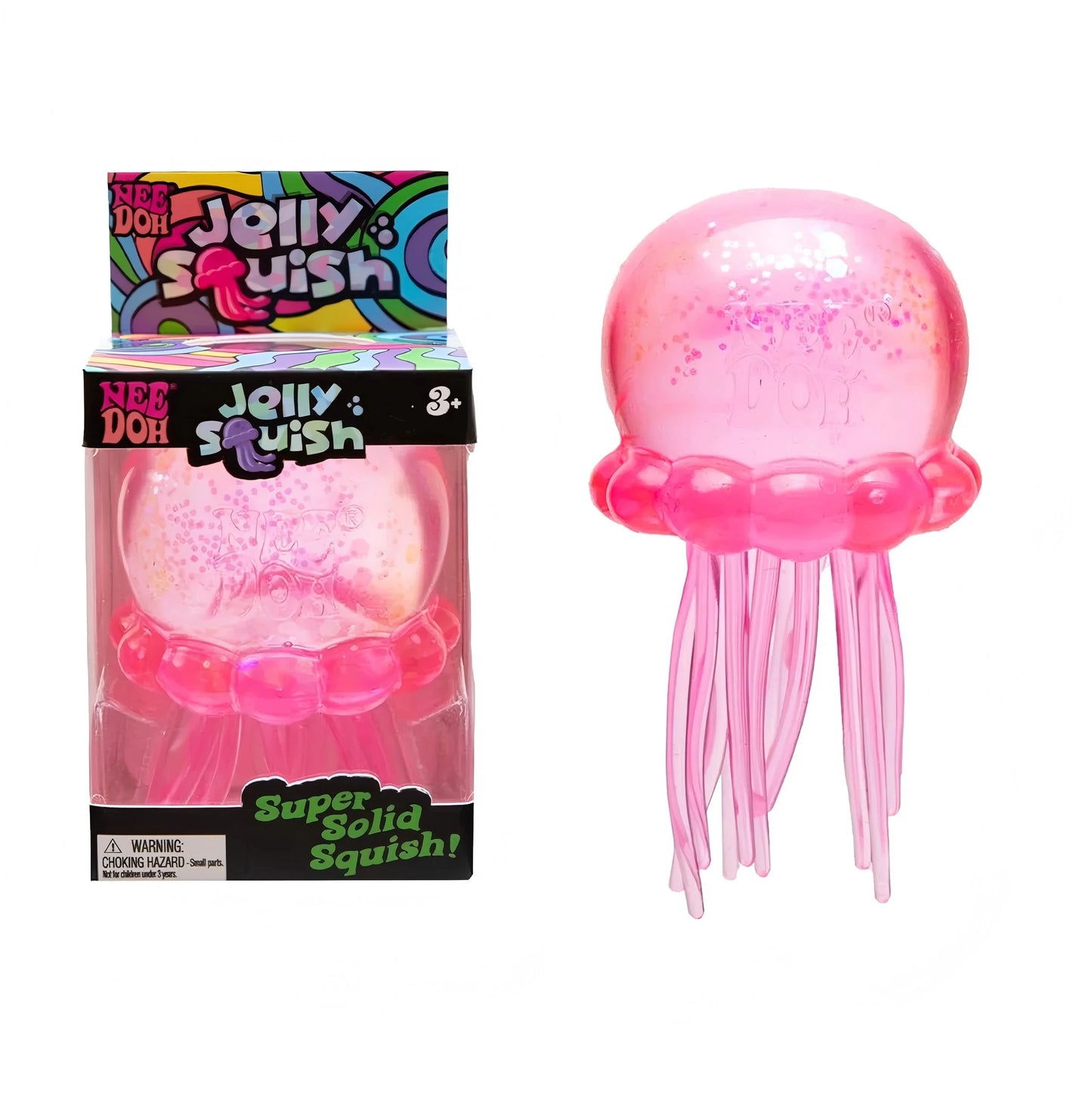 Trending Nee Doh Jellyfish & Soft Jelly Squeeze Stress Relief Fidget Toy, Sensory NeeDoh for Kids & Adults