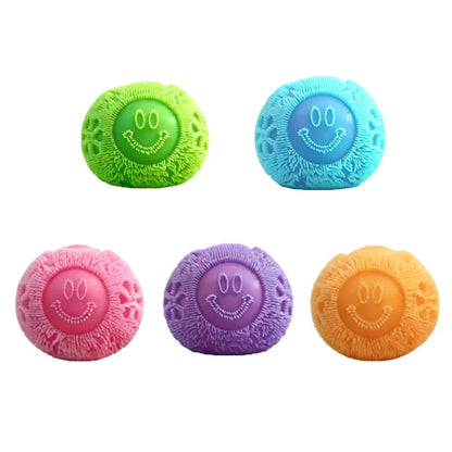 2026 New Nee Doh Fuzz Ball Squeeze Toy Soft Fluffy Flower Power Portable Stress Relief Relieves Anxiety Fidget Squishy Toy