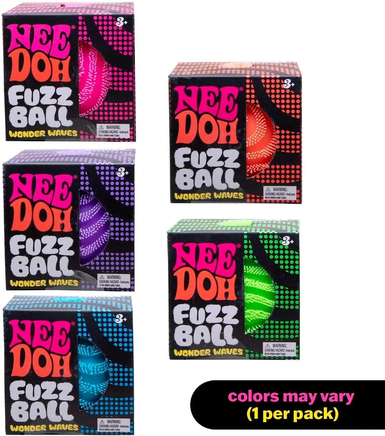 Fuzzy Squish Ball – Mystery Color Stress Toy
