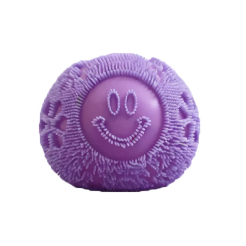 2026 New Nee Doh Fuzz Ball Squeeze Toy Soft Fluffy Flower Power Portable Stress Relief Relieves Anxiety Fidget Squishy Toy