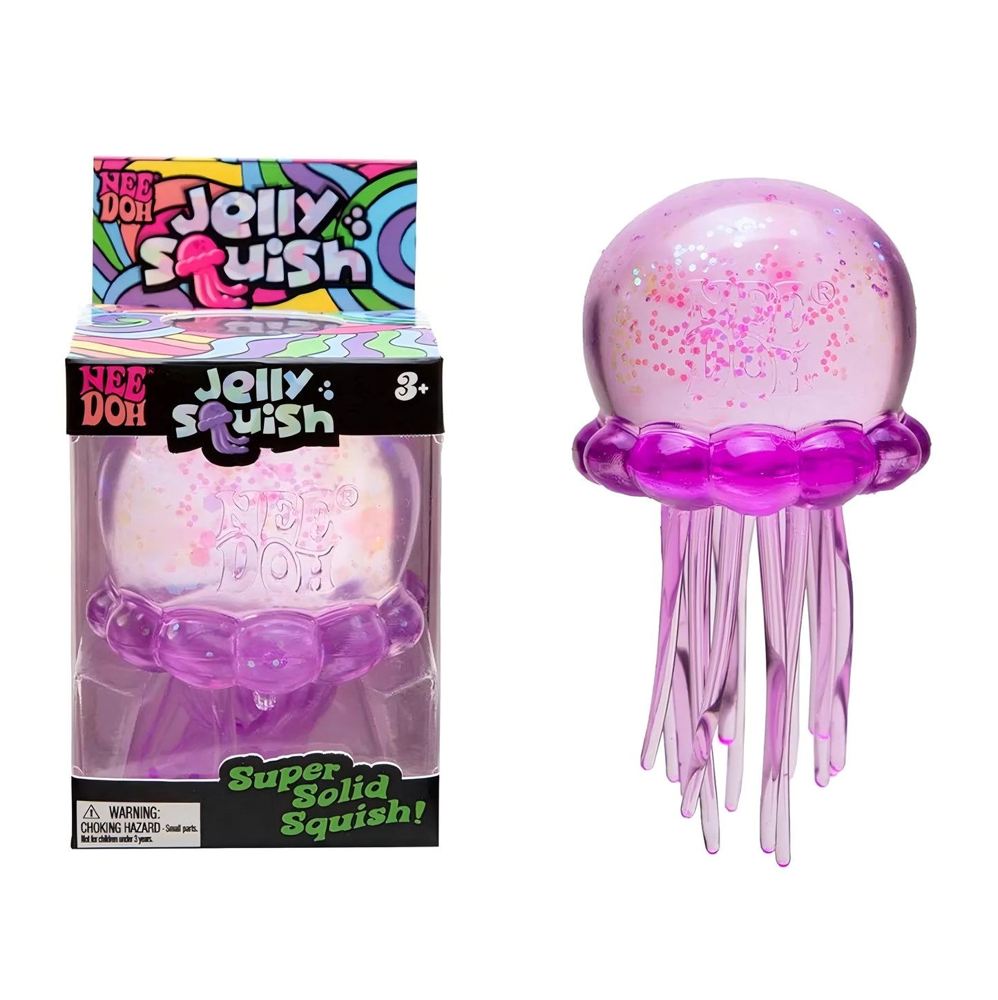 Trending Nee Doh Jellyfish & Soft Jelly Squeeze Stress Relief Fidget Toy, Sensory NeeDoh for Kids & Adults