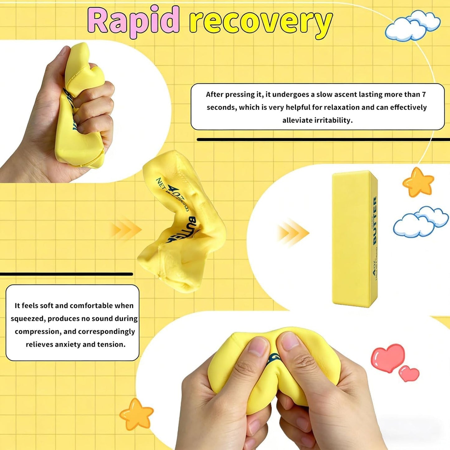 Butter Stick Squishy Toy
